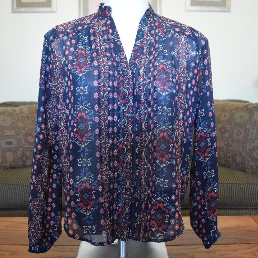 🌸 Abercrombie & Fitch Multi Color Blouse